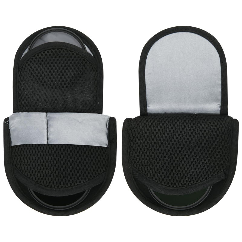 TXEsign Camera Filters Case Bags for Round Filters Up to 62mm,Water-Resistant Fabric Design Lens Filter Pouch (Small) - Image 3